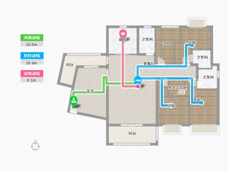 福建省-厦门市-未来海岸蓝月湾-1期-150.00-户型库-动静线