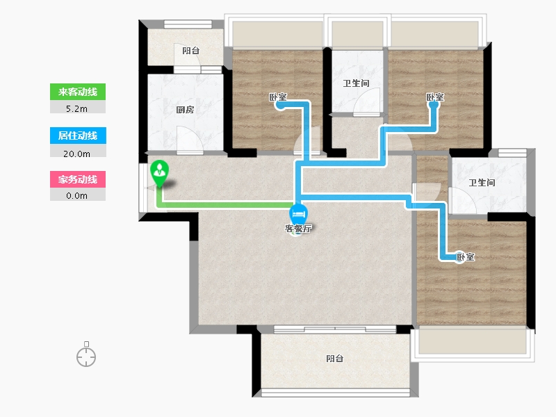 广东省-惠州市-半岛1号-87.12-户型库-动静线