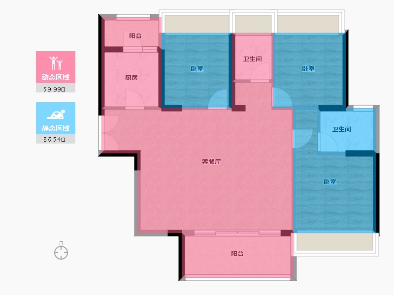 广东省-惠州市-半岛1号-87.12-户型库-动静分区