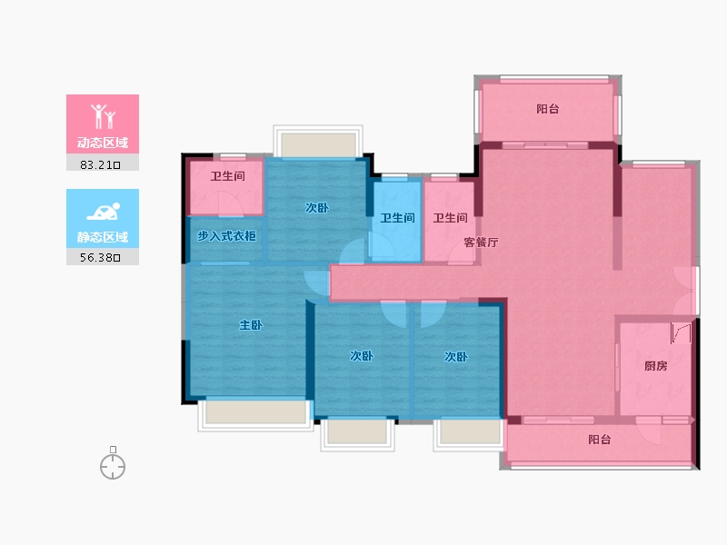 广东省-江门市-君汇上城-138.00-户型库-动静分区