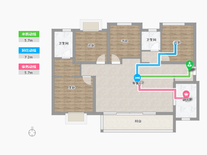 四川省-成都市-保利西汇智慧云城-102.01-户型库-动静线