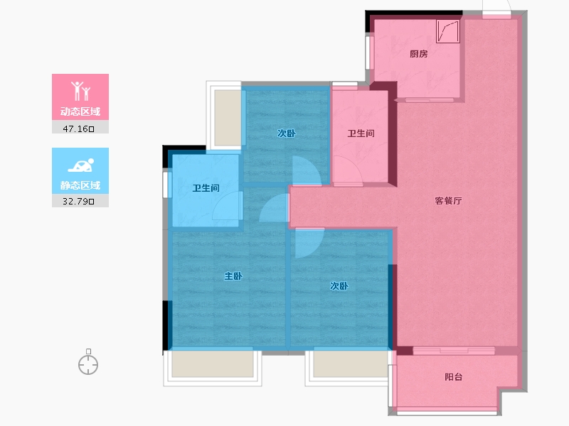 广东省-珠海市-玖悦云府-0.00-户型库-动静分区