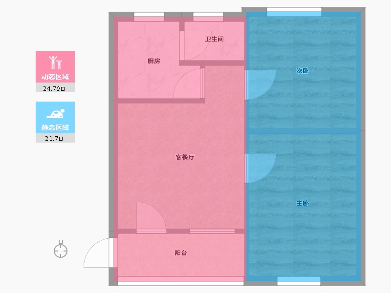 广东省-广州市-船机厂社区-44.00-户型库-动静分区