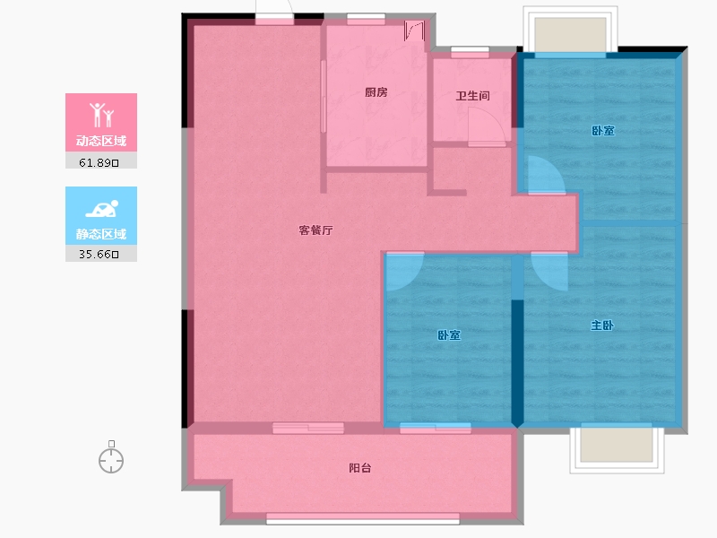 安徽省-安庆市-桐国府-88.00-户型库-动静分区