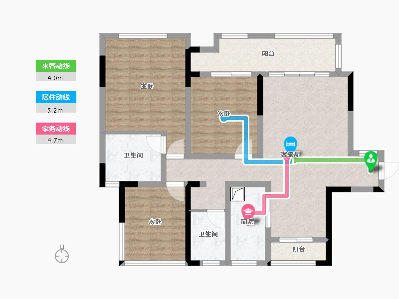 四川省-遂宁市-龙腾帝景-117.00-户型库-动静线