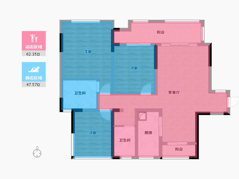 四川省-遂宁市-龙腾帝景-117.00-户型库-动静分区