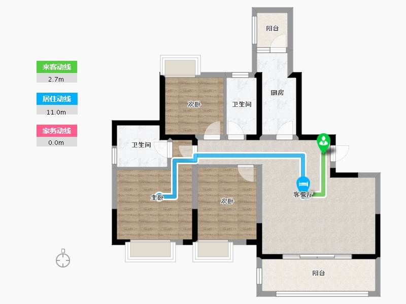 四川省-成都市-SM锦悦-91.84-户型库-动静线