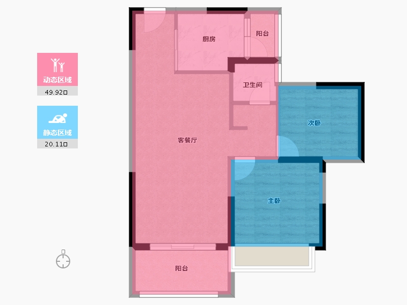 广东省-惠州市-半岛1号-62.39-户型库-动静分区