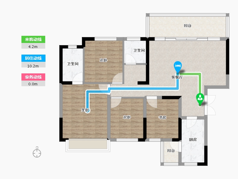 四川省-成都市-城投锦澜悦山-106.40-户型库-动静线