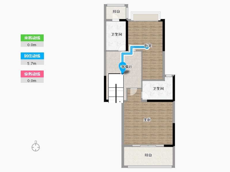 云南省-昆明市-翰文九万里-101.57-户型库-动静线