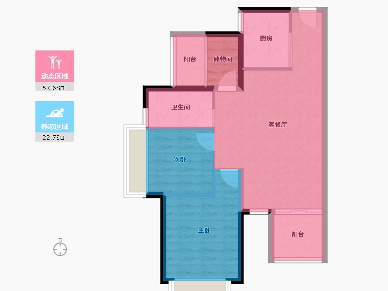 广东省-惠州市-半岛1号-68.66-户型库-动静分区