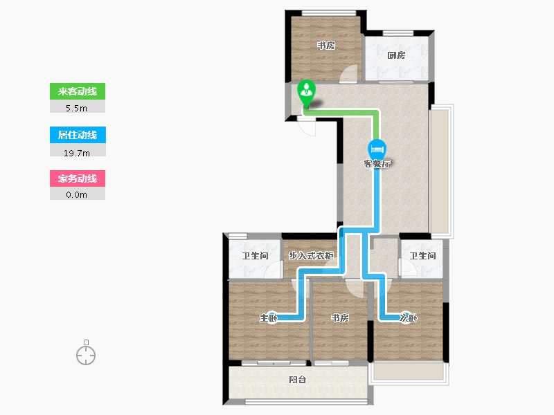 浙江省-绍兴市-樾芯城-97.31-户型库-动静线