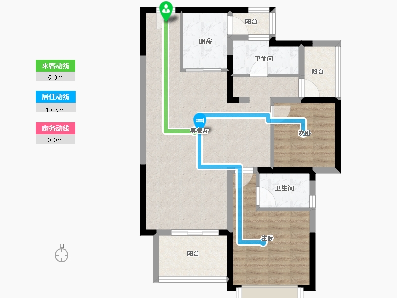 广东省-惠州市-半岛1号-78.87-户型库-动静线