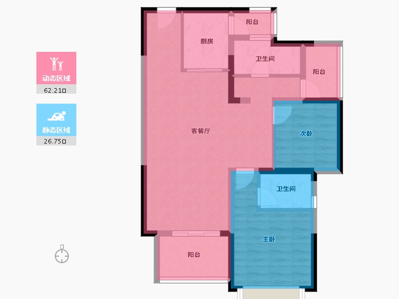 广东省-惠州市-半岛1号-78.87-户型库-动静分区