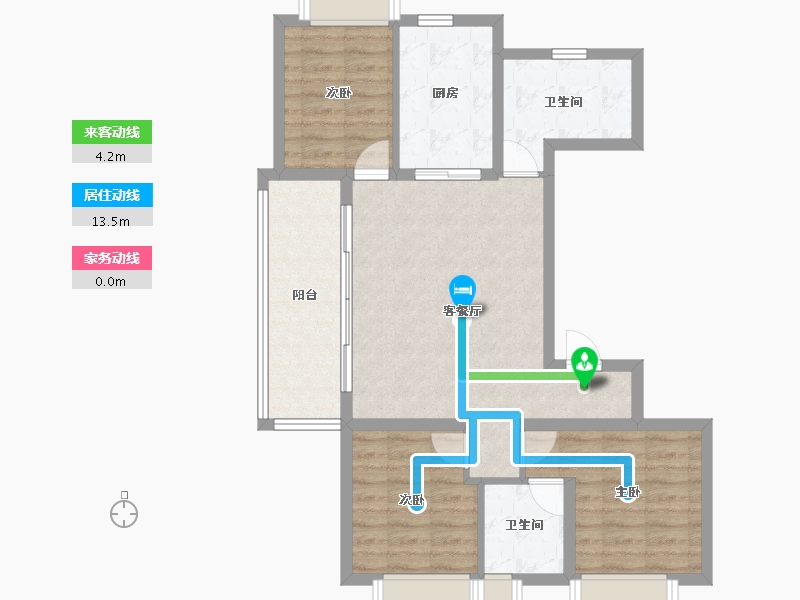 云南省-昆明市-金地峯范-81.73-户型库-动静线