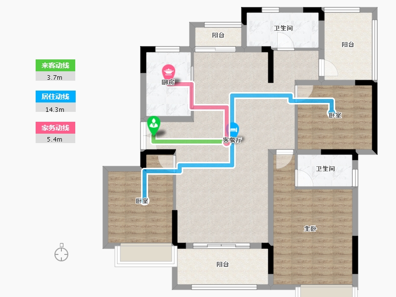 广东省-惠州市-半岛1号-116.07-户型库-动静线