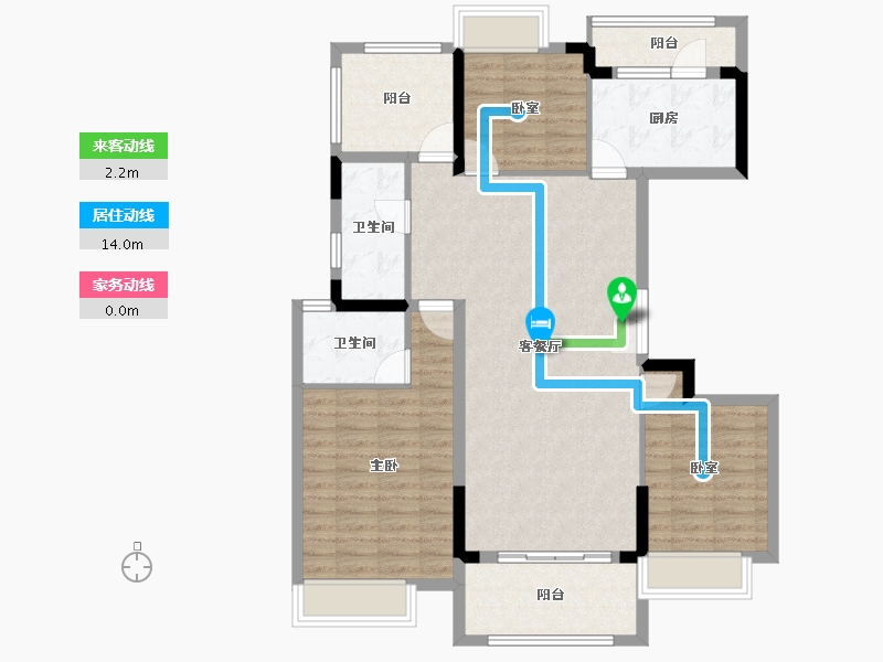 广东省-惠州市-半岛1号-105.50-户型库-动静线