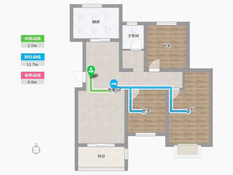 山东省-青岛市-天一镜台山-80.00-户型库-动静线