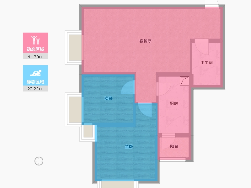 山东省-青岛市-大都汇玺元-59.20-户型库-动静分区