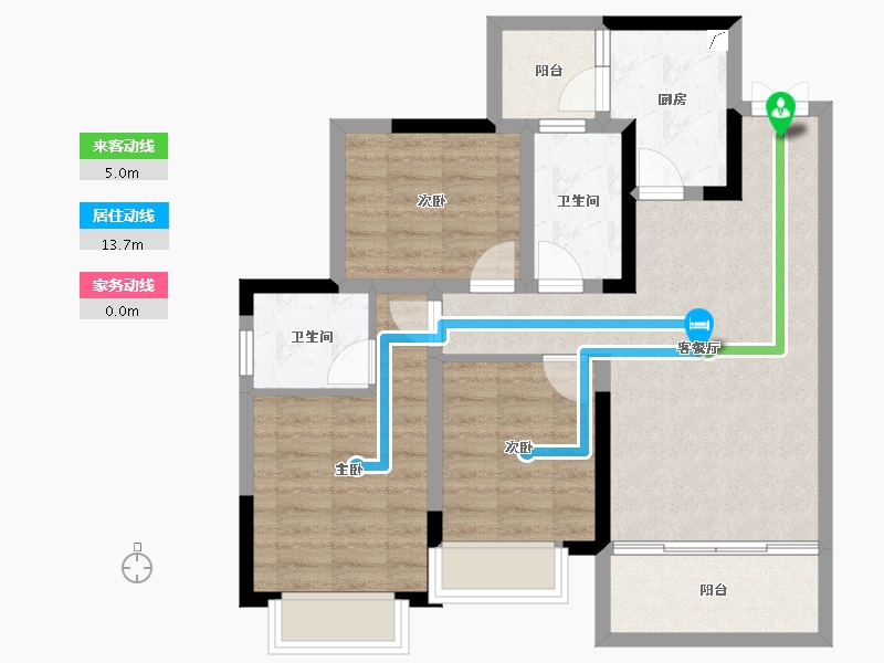 四川省-成都市-天骄府-77.19-户型库-动静线