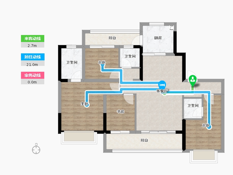 四川省-成都市-中建锦绣天地-91.71-户型库-动静线