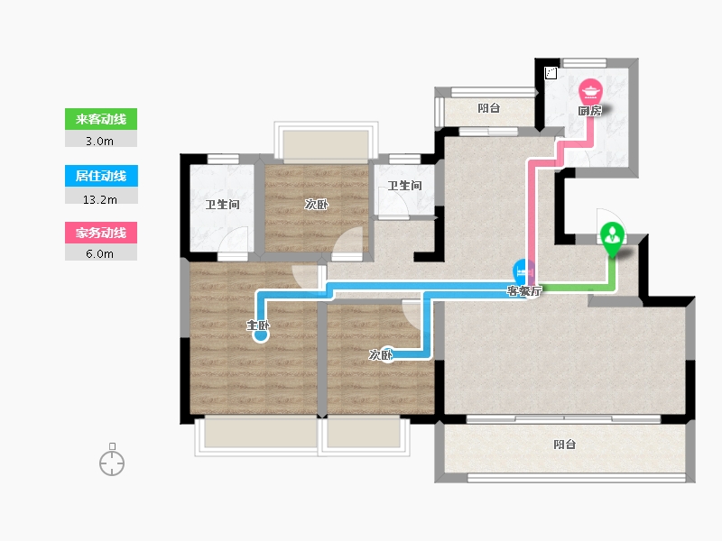 四川省-成都市-中建锦绣天地-86.11-户型库-动静线