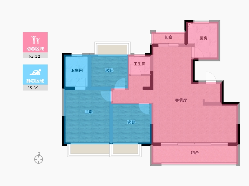 四川省-成都市-中建锦绣天地-86.11-户型库-动静分区