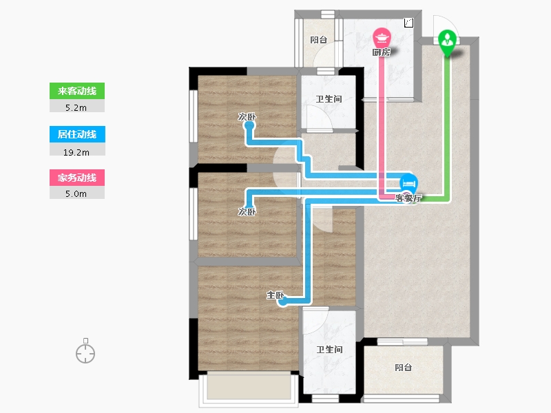 四川省-成都市-中建锦绣天地-75.74-户型库-动静线