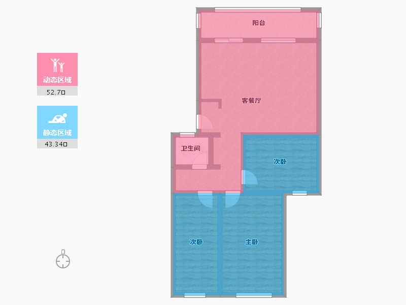 山西省-太原市-山西省人民医院-东宿舍-85.00-户型库-动静分区