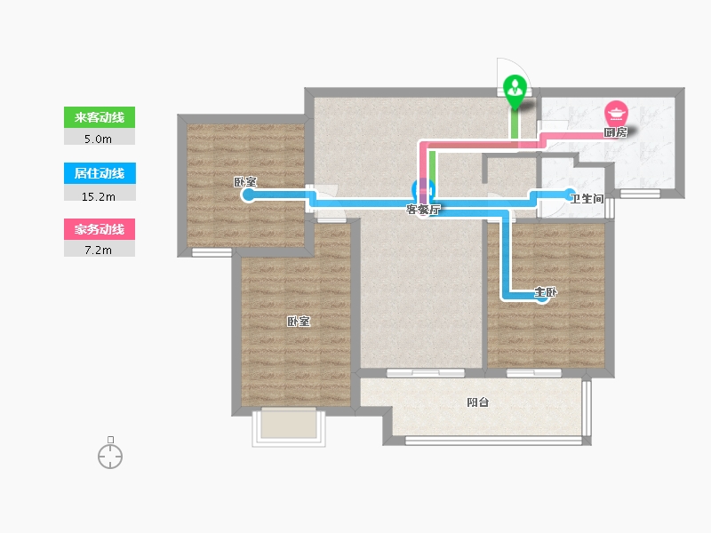 江苏省-徐州市-鑫汉源-91.28-户型库-动静线