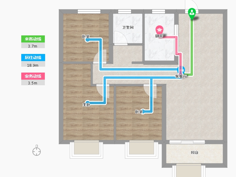 山东省-青岛市-首创禧悦学府-71.20-户型库-动静线