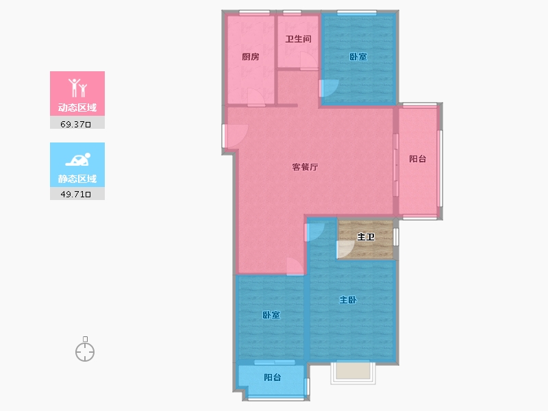 江苏省-徐州市-鑫汉源-112.00-户型库-动静分区