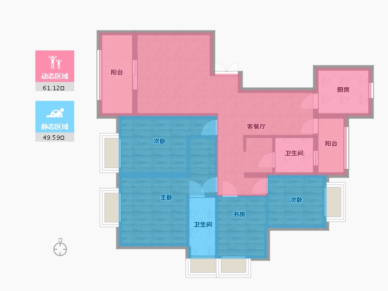 福建省-莆田市-武夷木兰都-108.00-户型库-动静分区