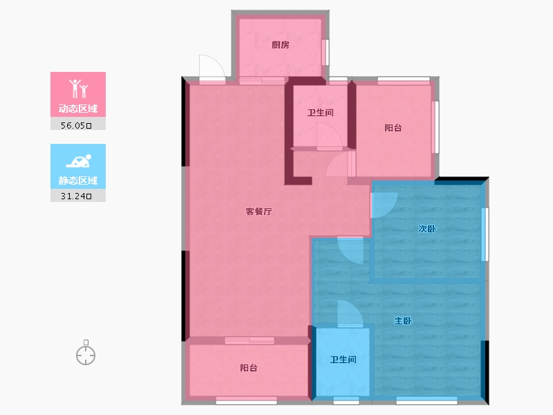 广西壮族自治区-柳州市-联发君悦兰庭-78.68-户型库-动静分区