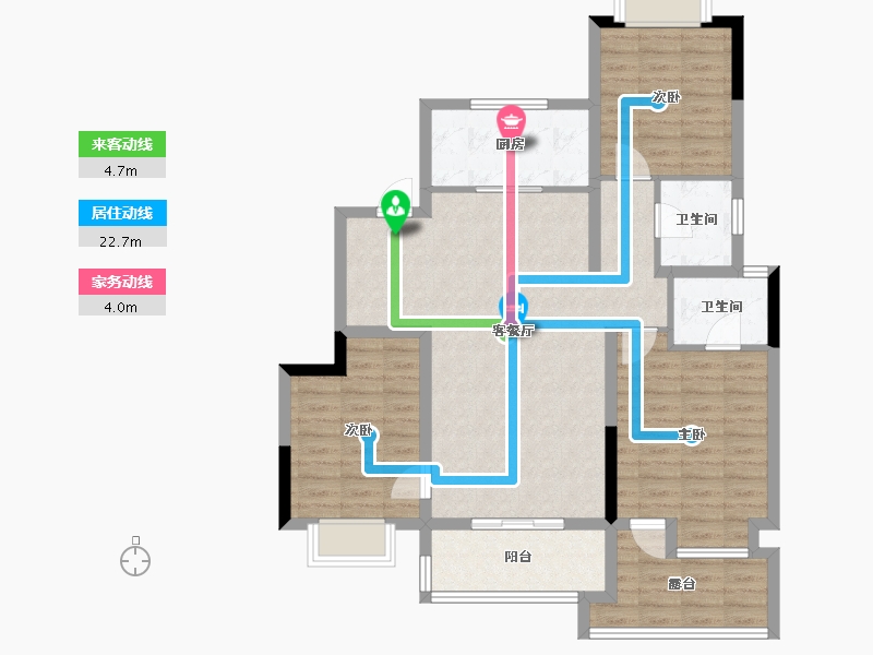 湖北省-武汉市-武汉中国健康谷-97.76-户型库-动静线