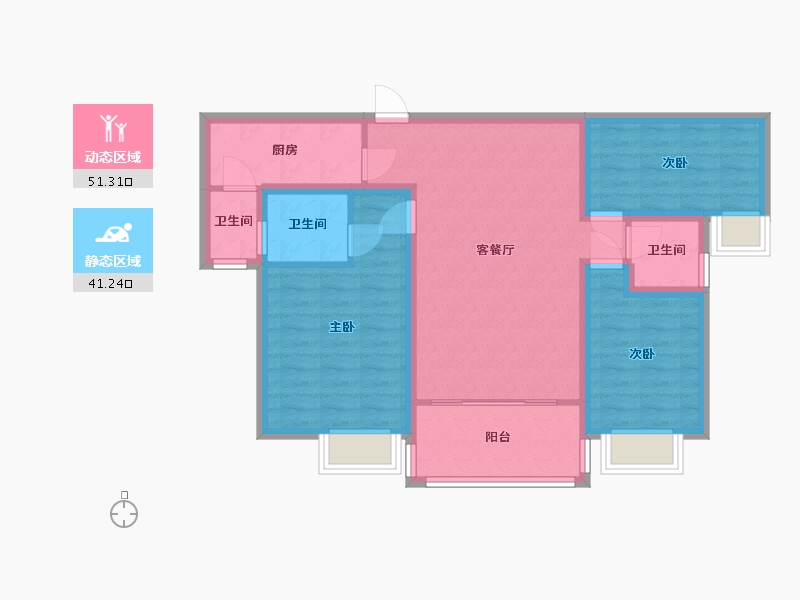 江西省-南昌市-九颂山河-90.00-户型库-动静分区