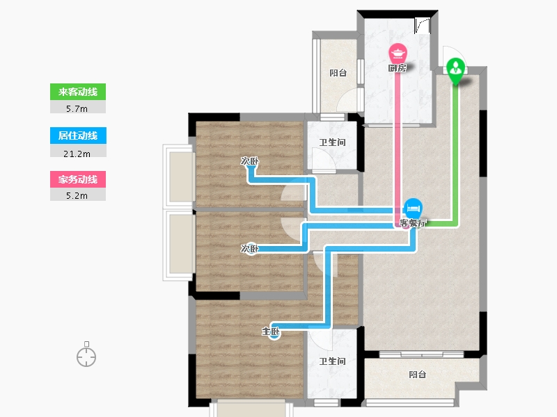 湖南省-长沙市-南山十里天池-101.00-户型库-动静线