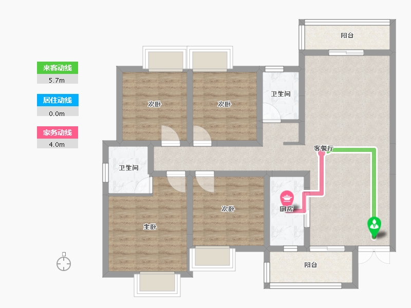 河北省-邯郸市-建业小区-150.00-户型库-动静线