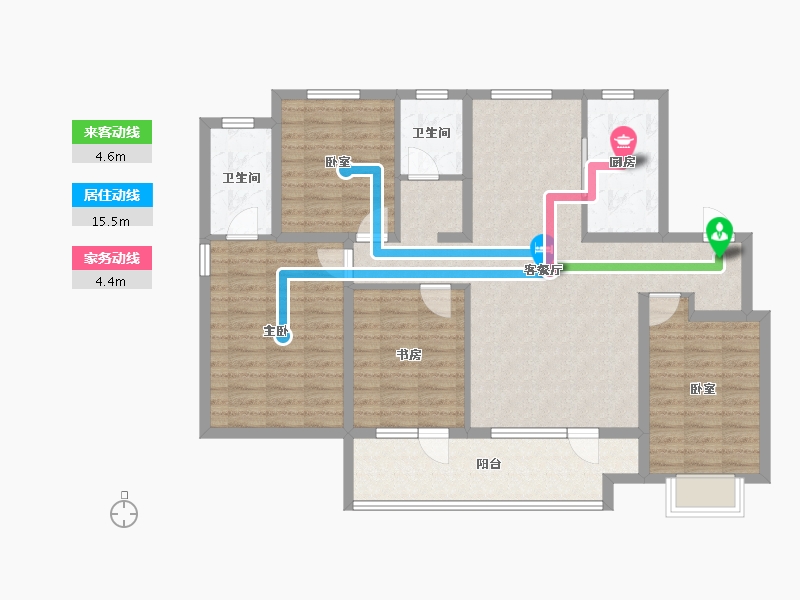 山东省-青岛市-和达和园-110.40-户型库-动静线