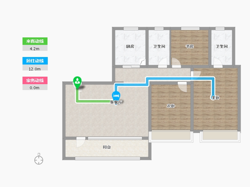 山东省-青岛市-青特星城-113.47-户型库-动静线