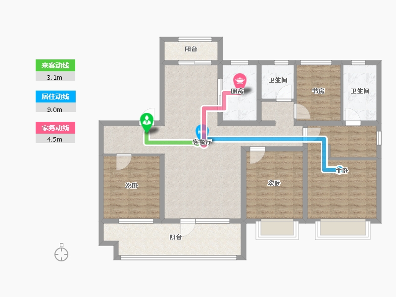 山东省-青岛市-保利云禧-112.00-户型库-动静线