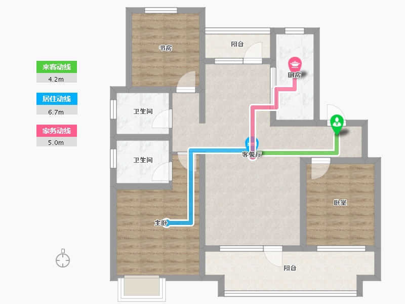 山东省-青岛市-5G海韵华府-92.00-户型库-动静线