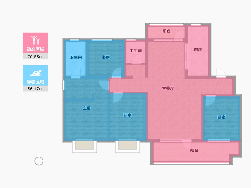 山东省-青岛市-5G海韵华府-112.00-户型库-动静分区