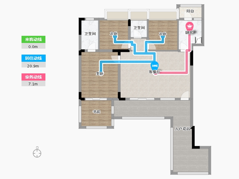 四川省-成都市-恒大银海湖-116.30-户型库-动静线