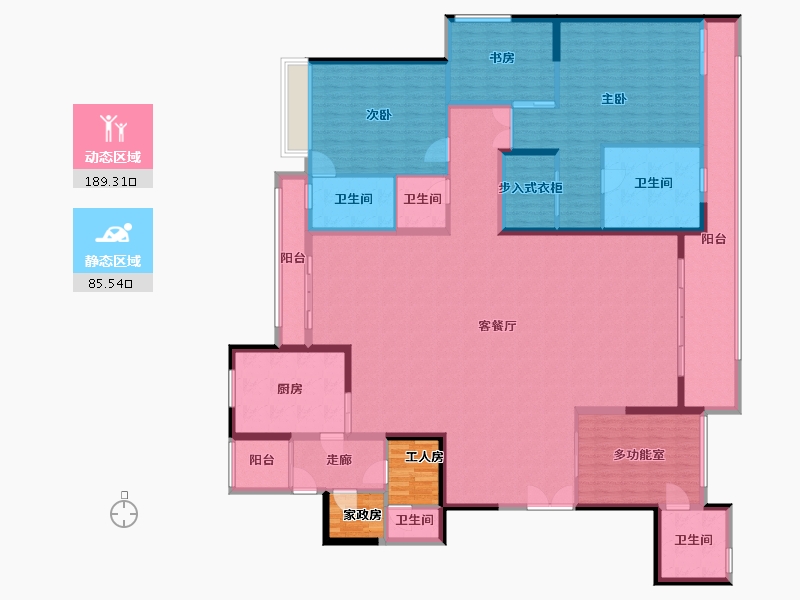 四川省-成都市-伊泰·天骄-260.00-户型库-动静分区