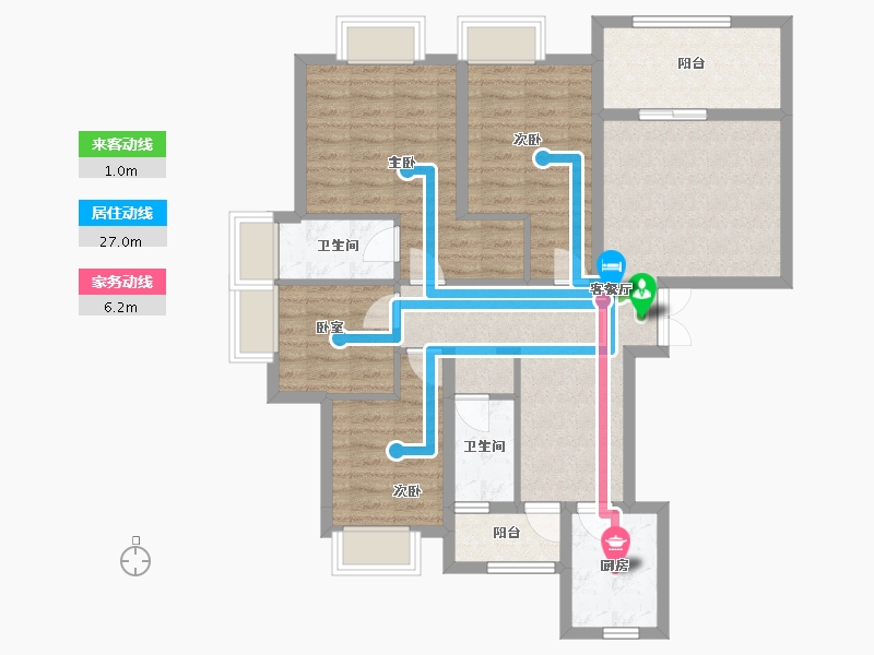 福建省-莆田市-武夷木兰都-108.00-户型库-动静线