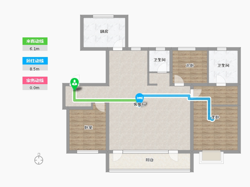 山东省-青岛市-中海红著-113.60-户型库-动静线