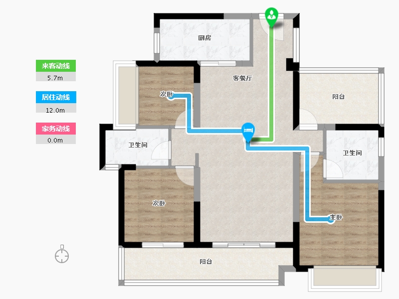 广东省-惠州市-中交和风春岸-98.51-户型库-动静线