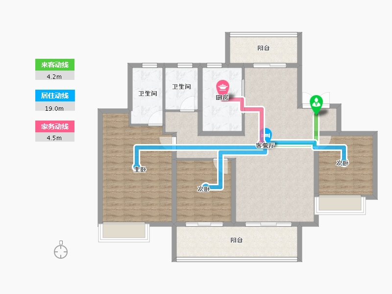 四川省-成都市-高投新悦府-115.03-户型库-动静线