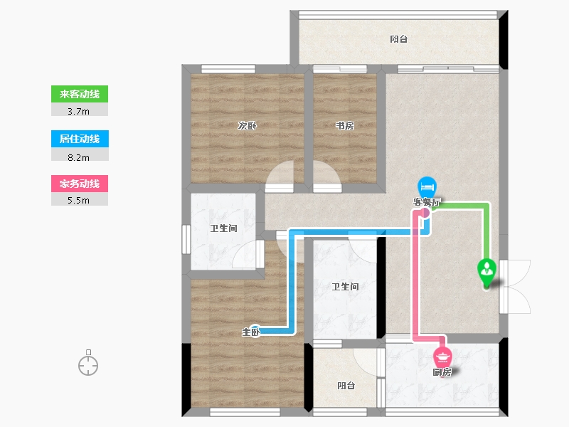 四川省-成都市-锦利锦悦府-81.19-户型库-动静线